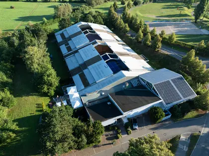 match center Erlebniswelt Filderstadt aus der Luft